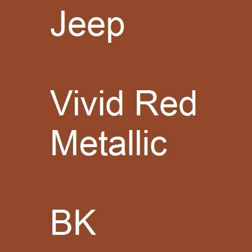 Jeep, Vivid Red Metallic, BK.